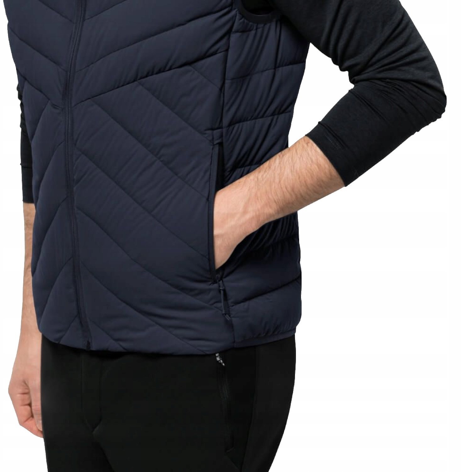 Jack Wolfskin Athletic Down Vest M 1206692-1010 granatowy M