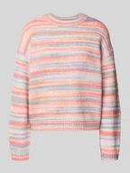 Swetry damskie - Sweter z dzianiny o kroju relaxed fit model ‘ORMAN’ - miniaturka - grafika 1