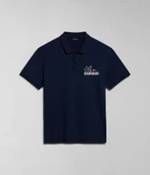 Koszulki męskie - polo uomo napapijri e-colville np0a4hpx 176 blu marine - miniaturka - grafika 1