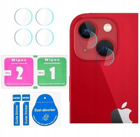 2X HYBRYDOWE SZKŁO FOLIA NA APARAT KAMERĘ OBIEKTYW DO IPHONE 13 / 13 MINI