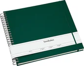 Albumy fotograficzne - Album na zdjęcia Uni Maxi Mucho ciemnozielony z białymi kartami - miniaturka - grafika 1