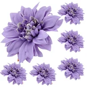 Sztuczne kwiaty - Główki Kwiatowe 6 szt Fiolet KR348H - miniaturka - grafika 1