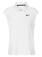 Koszulki sportowe damskie - Nike Koszulka tenisowa "Victory" w kolorze białym - miniaturka - grafika 1