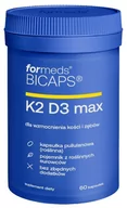 Witaminy i minerały - ForMeds BICAPS K2 D3 MAX, Suplement diety, 60 kaps. - miniaturka - grafika 1