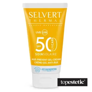 Selvert Thermal Age Prevent Gel - Cream Krem do twarzy z barierą ochronną SPF50 50 ml - Kremy do twarzy - miniaturka - grafika 1