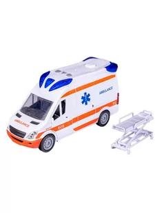 Smily Play Ambulans z noszami - Samochody i pojazdy dla dzieci - miniaturka - grafika 1