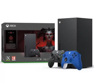 Xbox Series X z napędem - 1TB + Diablo IV + dodatkowy pad (niebieski) - Konsole Xbox - miniaturka - grafika 1
