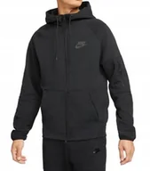 Bluzy męskie - Bluza Nike z kapturem rozpinana DD5284-010 r. S - miniaturka - grafika 1