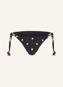 Stroje kąpielowe - Seafolly Dół Od Bikini Trójkątnego Daisychain schwarz - SEAFOLLY - miniaturka - grafika 1