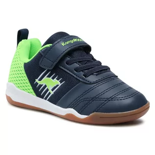 Buty sportowe damskie - KangaRoos Buty Super Court Ev 18611 000 4054 Dk Navy/Lime - grafika 1