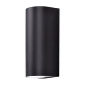 Lampy ogrodowe - Prima kinkiet elewacyjny 2xGU10 czarny K-8209 - miniaturka - grafika 1