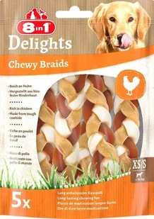 Przysmak 8in1 Delights pleciony sznur Chewy Braids dla psa XS/S 75g - Przysmaki dla psów - miniaturka - grafika 1