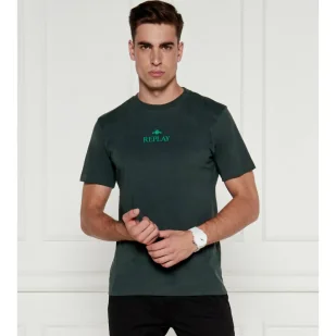 Replay T-shirt | Regular Fit - Koszulki męskie - miniaturka - grafika 1