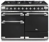 Kuchenki gazowo-elektryczne - Falcon Elise 110 Czarny charcoal szczotkowany nikiel - miniaturka - grafika 1