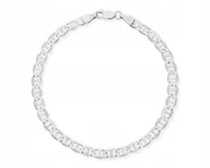 Bransolety męskie - Bransoletka Srebrna Męska Szeroka splot Gucci dł. 22 cm Srebro Rod pr. 925 - miniaturka - grafika 1