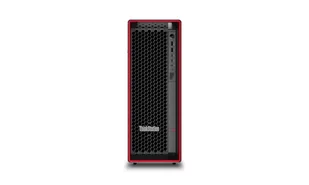 Lenovo ThinkStation P5 Intel® Xeon W w3-2425 32 GB DDR5-SDRAM 1 TB SSD Windows 11 Pro for Workstations Tower Stanowisko Czarny, Czerwony 30GA000NGE - Zestawy komputerowe - miniaturka - grafika 1