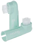 Higiena jamy ustnej zwierząt - Kerbl Szczoteczki do zębów dla psów 6cm 2 szt. - miniaturka - grafika 1