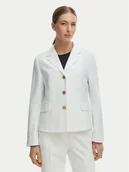 Marynarki i żakiety damskie - Tommy Hilfiger Marynarka WW0WW49335 Biały Slim Fit - miniaturka - grafika 1