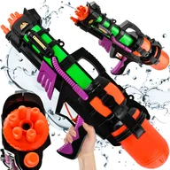 Zabawki do kąpieli - Pistolet na Wodę Sikawka Wodna Miotacz dla Dzieci Duży 60cm 6m KRUZEL - miniaturka - grafika 1