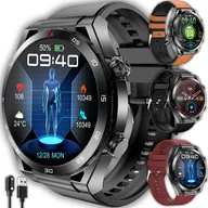 Smartwatch - SMARTWATCH ZEGAREK MĘSKI GLUKOZA POMIAR CUKRU EKG CIŚNIENIE HRV SPORT MENU POLSKIE - miniaturka - grafika 1