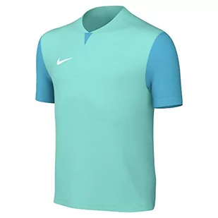 Nike Szorty rękaw Soccer Jersey Y Nk Df Trophy V JSY Ss, Hyper Turq/Chlorine Blue/White, DR0942-354, S - Spodenki damskie - miniaturka - grafika 1