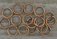 Biżuteria - akcesoria - [-01001] Ogniwka otwarte 6mm miedziane 100szt - miniaturka - grafika 1