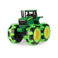 Samochody i pojazdy dla dzieci - John Traktor Deere Monster świecące koła Tomy - miniaturka - grafika 1