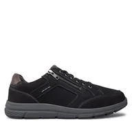 Sneakersy męskie - Sneakersy Josef Seibel 57408 Czarny - miniaturka - grafika 1