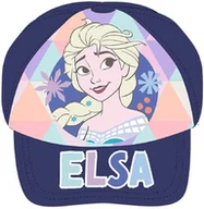 Czapki dla dzieci - Dziewczęce czapka z daszkiem na lato Kraina Lodu Granatowa - miniaturka - grafika 1