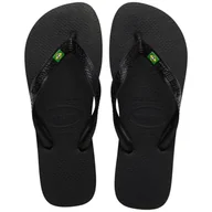 Sandały damskie - Havaianas Sandały damskie japonki, Czarny, 47 EU - miniaturka - grafika 1