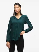 Bluzki damskie - Vila Bluzka "Vilucy" w kolorze morskim - miniaturka - grafika 1