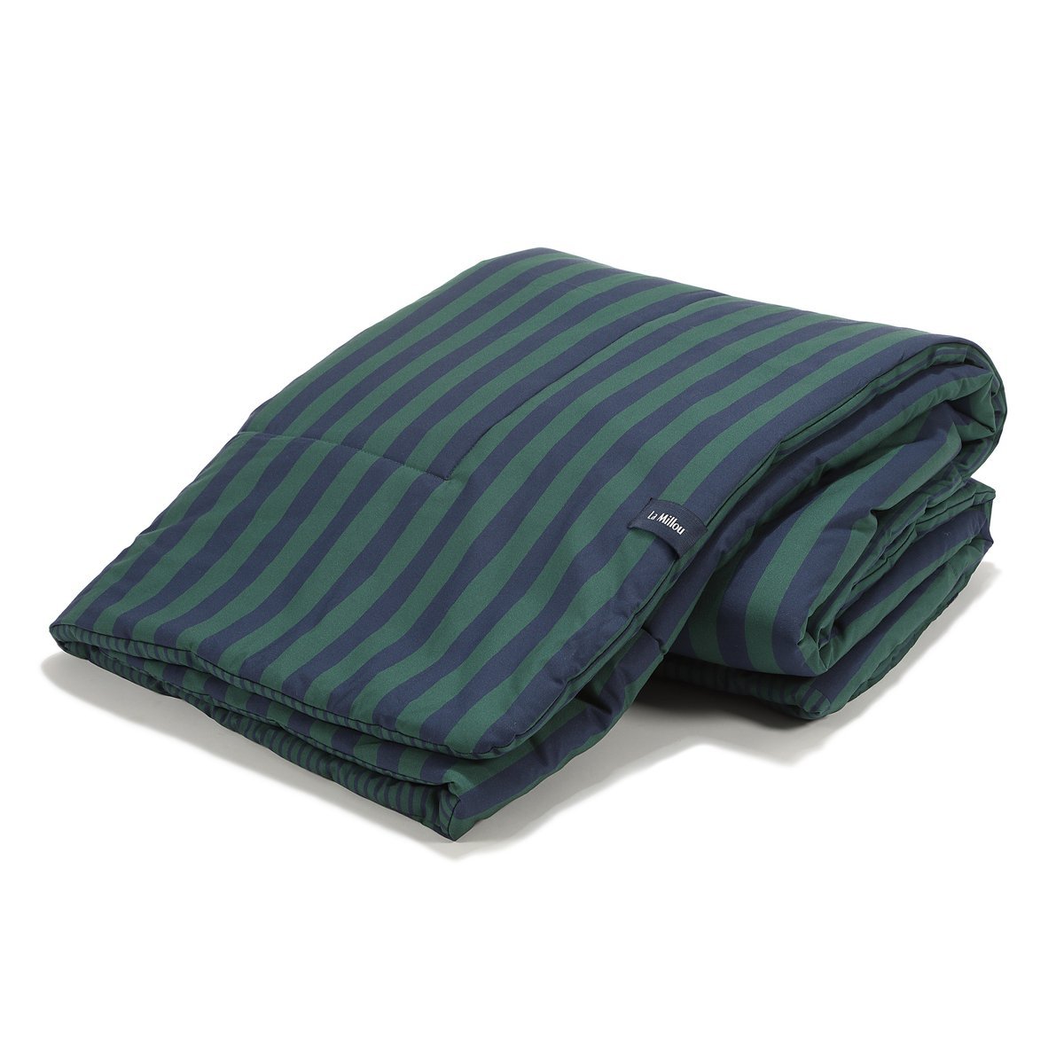 La Millou - Kołdra Bawełniana STRIPES GREEN