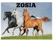 Puzzle - PUZZLE KOŃ KONIE A3 252 el z Nadrukiem + IMIĘ Pudełko #35 - miniaturka - grafika 1