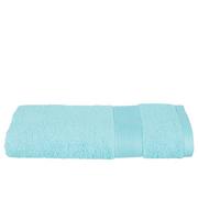 Atmosphera Ręcznik łazienkowy bawełniany z ozdobną bordiurą w kolorze aqua stylowe tekstylia do łazienki B015EZR8C8