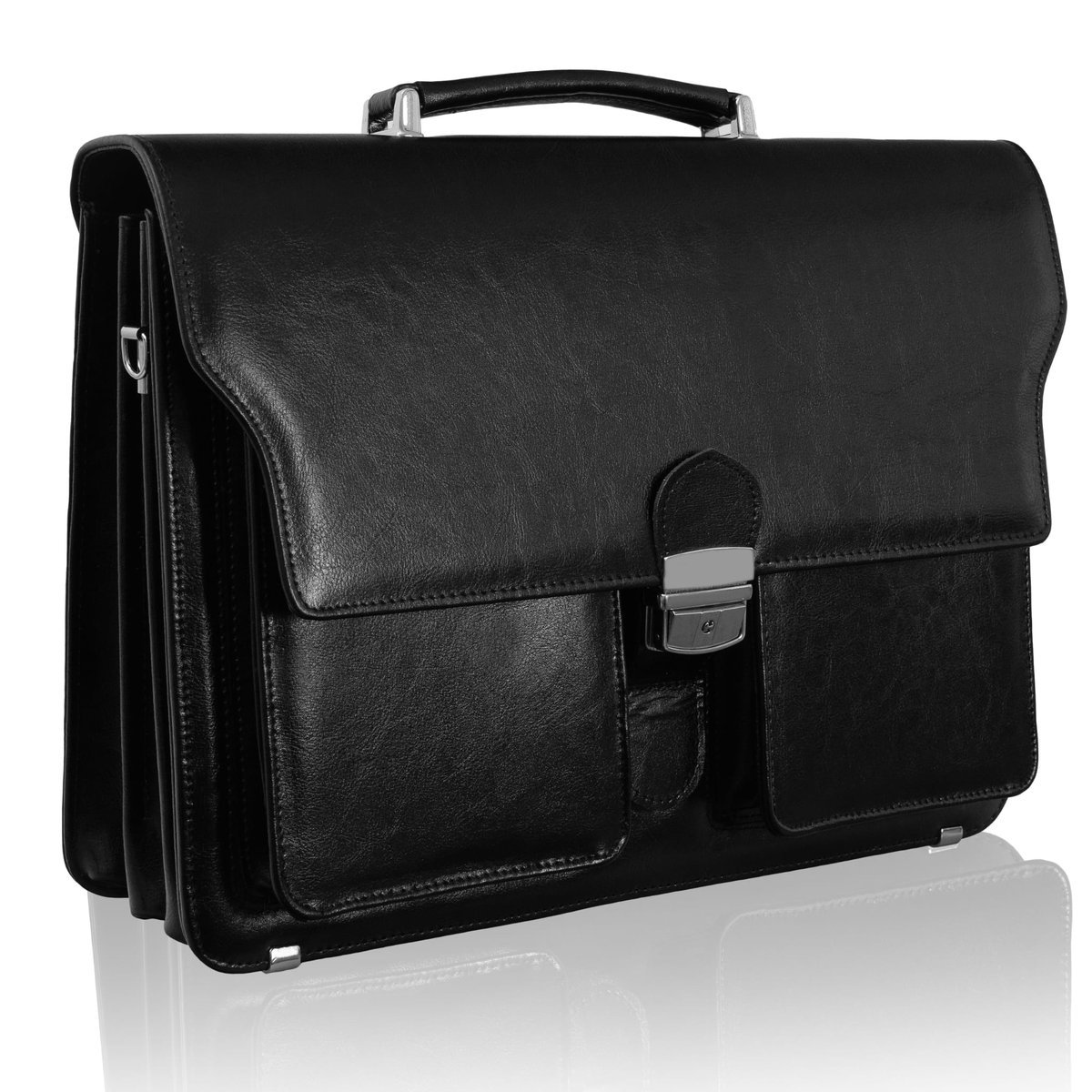 Teczka skórzana Tizano TS18 czarna