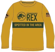 Bluzy dla dziewczynek - Bluzka dziecięca z długim rękawem Jurassic World Beżowy - miniaturka - grafika 1
