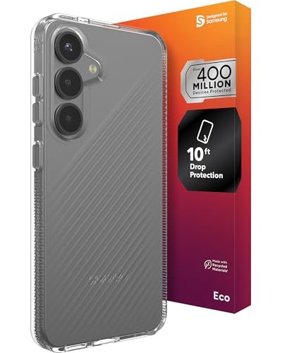 ZAGG Luxe Wzmocnione grafenem etui do Samsunga Galaxy S25 [16,2 cala), kompatybilne z ładowarką bezprzewodową, smukła i lekka konstrukcja, nie żółknie, odporne na wstrząsy etui na telefon