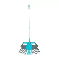 Grabie i motyki - Holtaz Garten Grabie ogrodowe z teleskopowym uchwytem regulowanym od 80-130 cm Grabie z antypoślizgowym uchwytem 3w1 Szer. rob. 77 cm do ogrodu do z.. - miniaturka - grafika 1