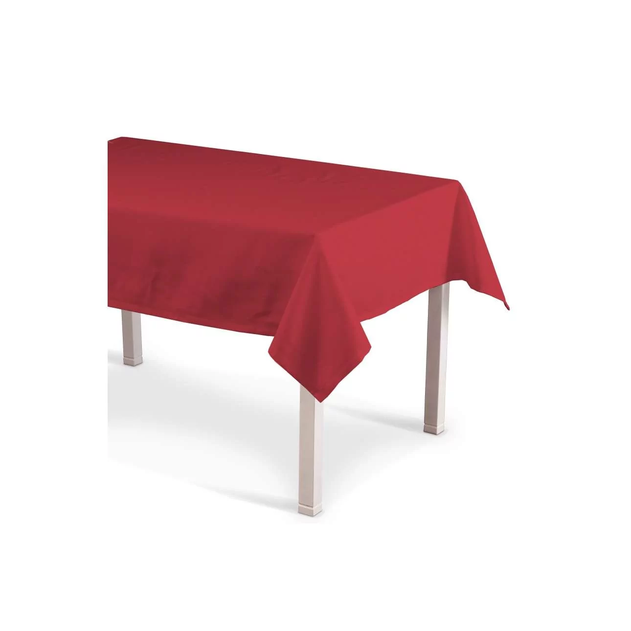 Dekoria prostokątny obrus 130x210 cm dekoracja stołu czerwona 435-136-19