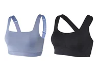 Bielizna sportowa damska - CRIVIT Biustonosz sportowy damski z działaniem nawilżającym - miniaturka - grafika 1