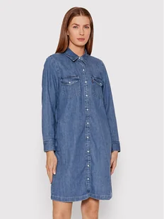 Levi's Sukienka koszulowa Selma 85793-0000 Granatowy Regular Fit - Sukienki - miniaturka - grafika 1