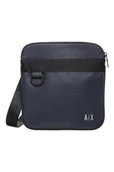 Torby męskie - Armani Exchange Męskie panteleria, taśma, małe logo płaskie, niebieskie (Blu Navy), Blu Navy - miniaturka - grafika 1