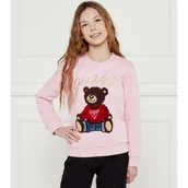 Bluzy dla dziewczynek - Guess Bluza | Regular Fit - miniaturka - grafika 1