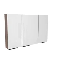 Szafki łazienkowe - Szafka łazienkowa wisząca z lustrem Devo Vena 2.0 110 cm structure stone grey VE2-SWL3D110-F101L09 - miniaturka - grafika 1