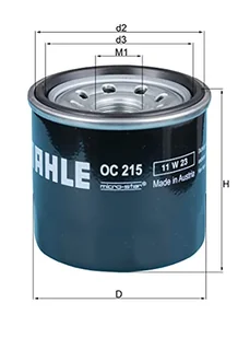MAHLE Filtr oleju - Filtry oleju - miniaturka - grafika 1