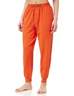 Spodnie damskie - Calvin Klein Damskie spodnie od piżamy joggery, Czerwony, L - miniaturka - grafika 1