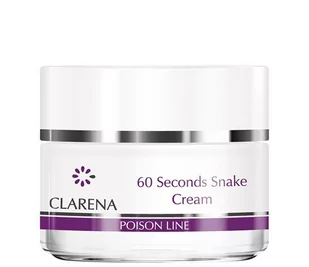 Clarena 60 Seconds Snake Cream Krem do twarzy 50ml - Kremy do twarzy Clarena 60 Seconds Snake Cream Krem do twarzy 50ml - Kremy do twarzy - miniaturka - grafika 1