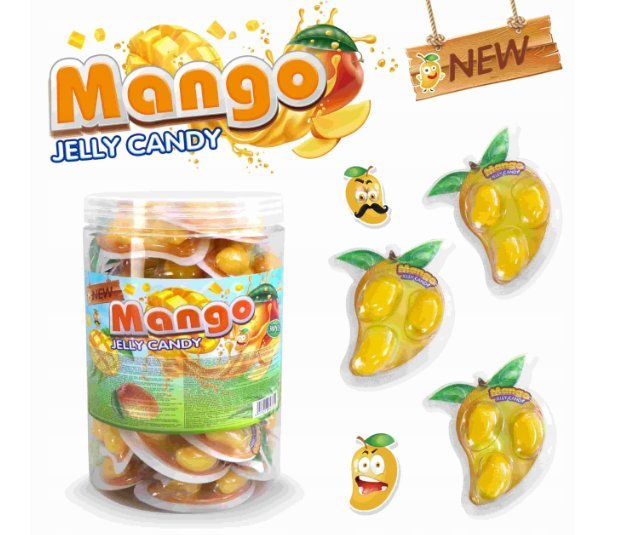 ŻELKI MANGO CANDY JELLY 12Gx30SZT