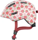 Kaski rowerowe - Abus Smiley 3.0 LED Rose Strawberry S Dziecięcy kask rowerowy - miniaturka - grafika 1