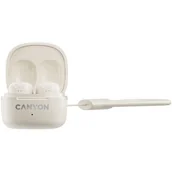 Słuchawki - CANYON OnGo 4 Mini Beżowy - miniaturka - grafika 1